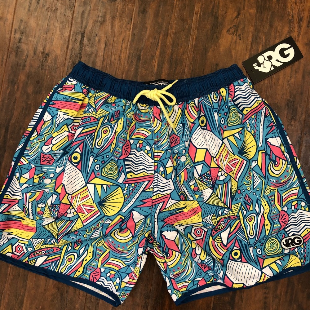 Men’s Swim Trunks by Rowdy Gentlemen
